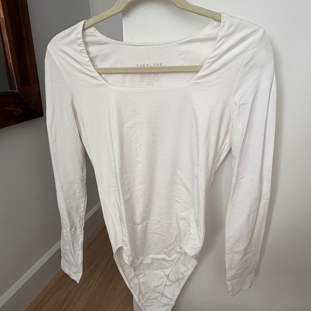 Everlane square neck bodysuit - Size M
